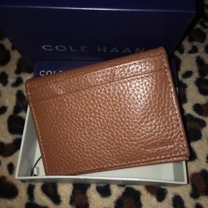 Cole Haan men's leather wallet